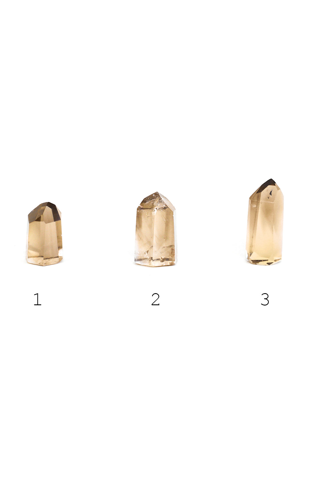 Standing Citrine Points